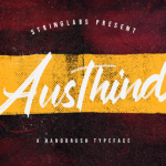 Austhind Font Poster 1