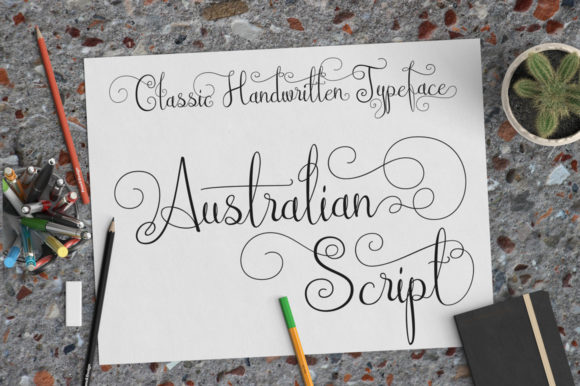 Australian Script Font