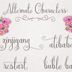 Australian Script Font Poster 2