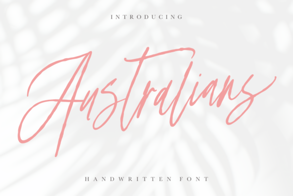 Australians Font Poster 1