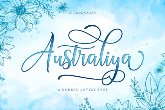 Australiya Font Poster 1