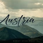 Austria Font Poster 1