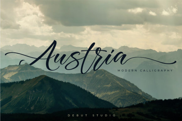 Austria Font Poster 1