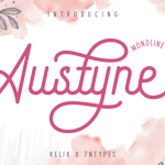 Austyne Font Poster 1