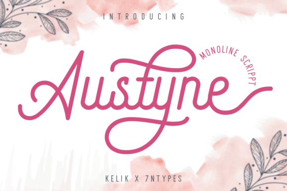 Austyne Font Poster 1