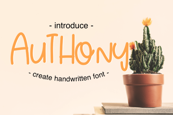 Authony Font Poster 1