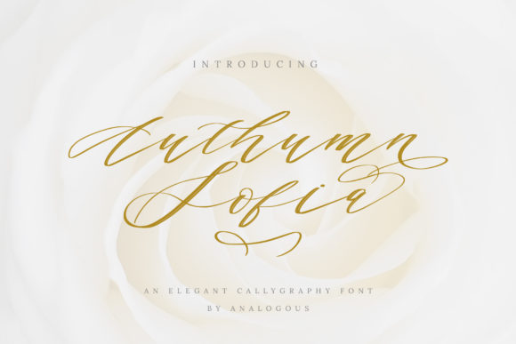 Authumn Sofia Font