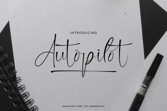 Autopilot Font Poster 1