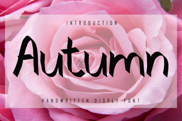 Autumn Font Poster 1