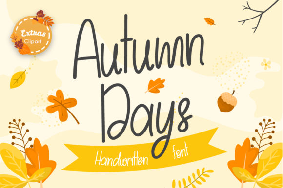 Autumn Days Font Poster 1