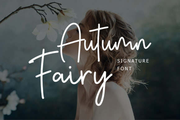 Autumn Fairy Font Poster 1