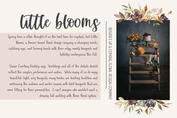 Autumn Love Duo Font Poster 5