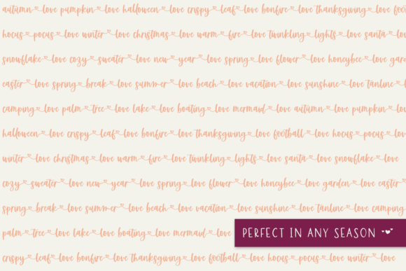 Autumn Love Duo Font Poster 9