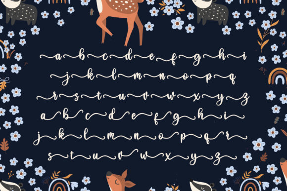Autumnal Friends Font Poster 6