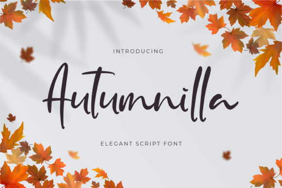 Autumnilla Font Poster 1
