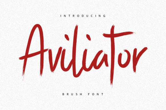 Aviliator Font Poster 1