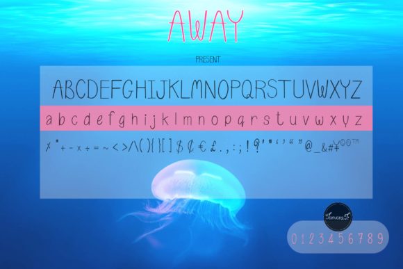 Away Font Poster 7