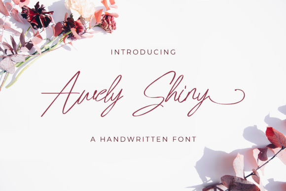 Awely Shiny Font Poster 1