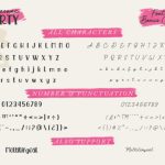 Awesome Party Font Poster 9