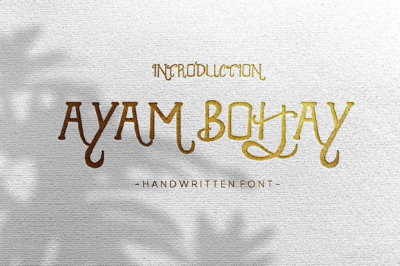 Ayam Bohay Font