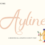 Ayline Font Poster 1