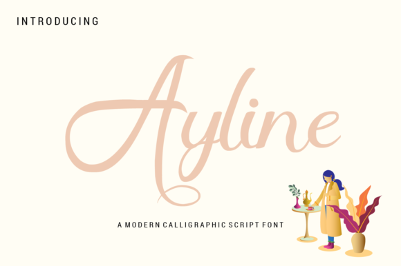 Ayline Font Poster 1