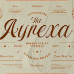 Ayrexa Font Poster 1