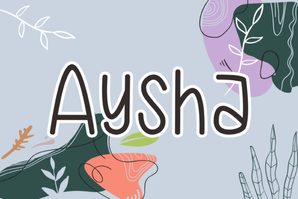 Aysha Font Poster 1