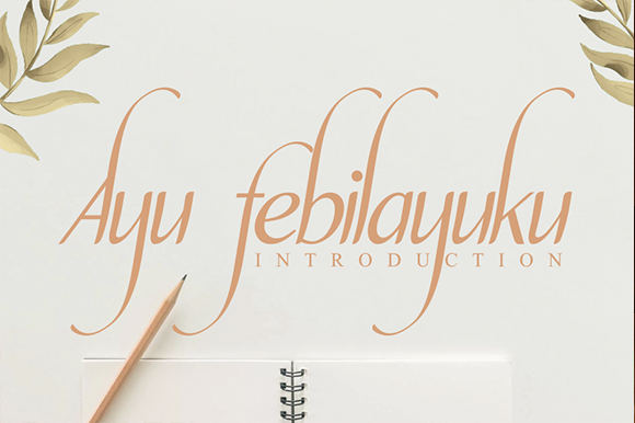 Ayu Febilayuku Font Poster 1