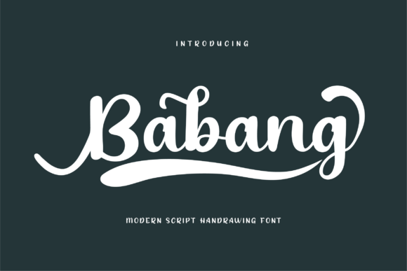 Babang Font Poster 1