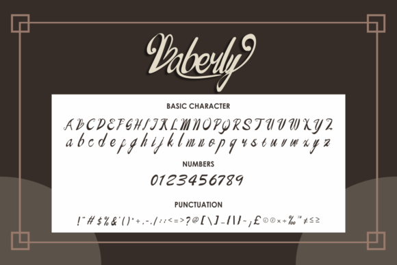 Baberly Font Poster 3