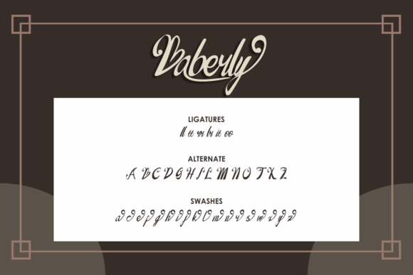 Baberly Font Poster 4
