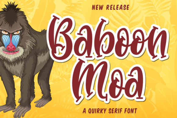 Baboon Moa Font Poster 1