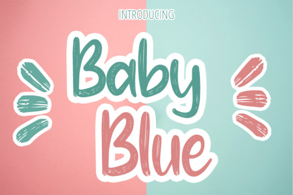 Baby Blue Font