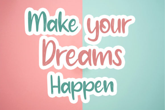 Baby Blue Font Poster 2