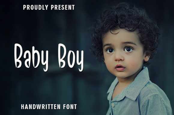 Baby Boy Font Poster 1