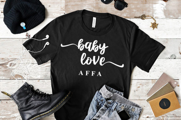 Baby Cute Font Poster 2