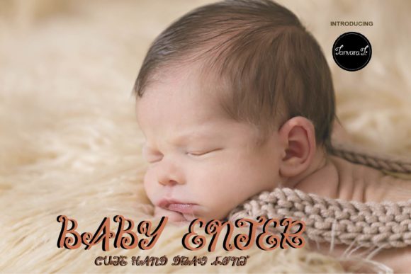 Baby Enter Font Poster 1