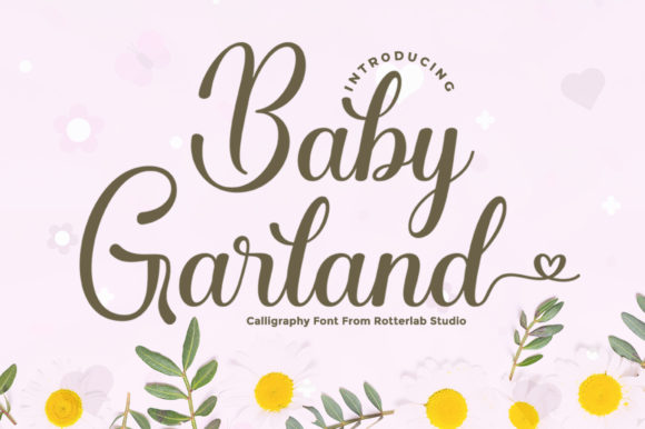 Baby Garland Font