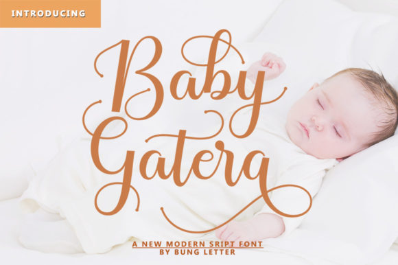 Baby Gatera Font Poster 1