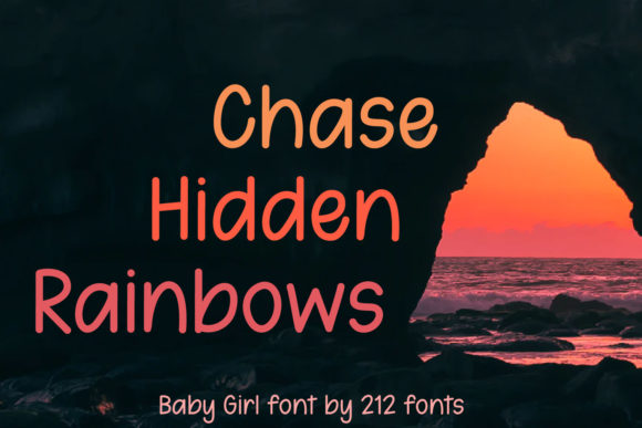 Baby Girl Font Poster 9