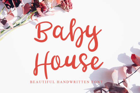 Baby House Font Poster 1