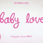 Baby Love Font Poster 1