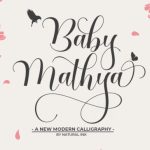 Baby Mathya Font Poster 1