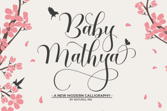 Baby Mathya Font Poster 1