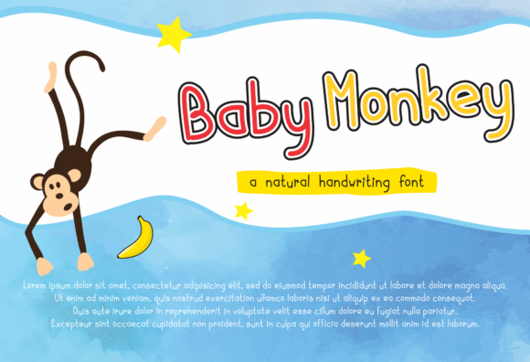 Baby Monkey Font