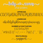 Baby Names Font Poster 4