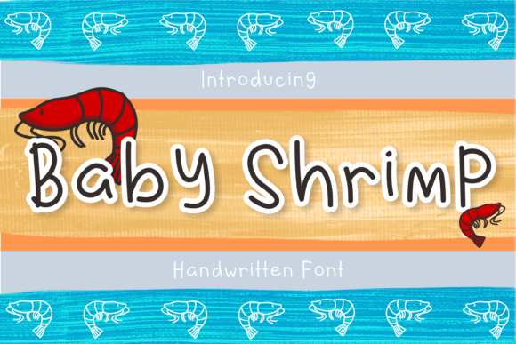 Baby Shrimp Font Poster 1