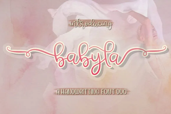 Babyla Font Babyla Font Poster 1