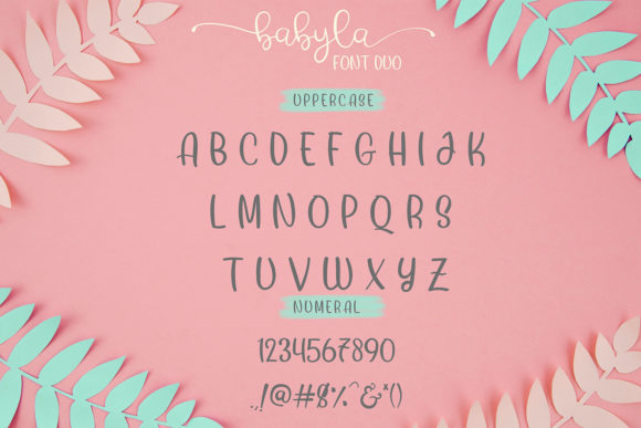 Babyla Font Poster 6